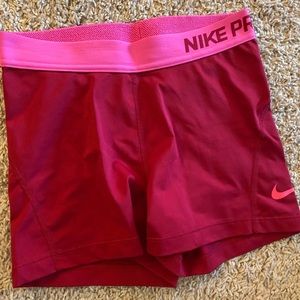 Nike pro athletic shorts